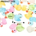 thumbnail image 2 of LAMIRO Assorted 100 Duck Rubber Ducks - Miniature Glow In The Dark Resin Figures, 2 of 7
