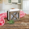 thumbnail image 2 of Autumn Alley Wooden Barn Door Rustic Paper Napkin Holder | Farmhouse Napkin Holder for Kitchen | Wood Napkin Holder, 2 of 8