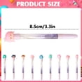thumbnail image 2 of Clearance Under $2, 1 Pack Quicksand Gel Pen, 0.5mm Black Ink Kawaii Writing Pen, Cute Aesthetic Stationery with 3D Topper for Journaling and Gifting, Plastic, 8.5cm(H), 2 of 4