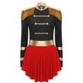 thumbnail image 5 of Disfraz de maestro de ceremonias de circo para mujer, vestido de leotardo con flecos en los hombros y manga larga, ropa de fiesta de carnaval para Halloween y Cosplay, 5 of 5