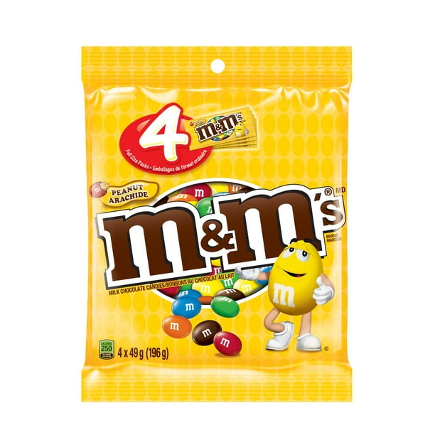 M&M's Bonbons chocolat au lait et cacahuètes peanut - 200g prix