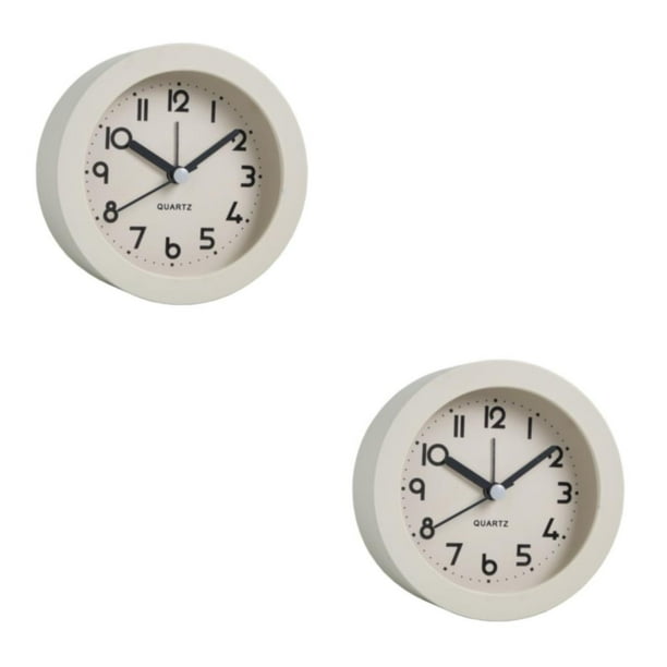 Reloj despertador de escritorio Inteprter Blanco 2Conjunto