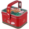 thumbnail image 1 of BRIGHTFUFU NAVIAiple Caja de hojalata de hojalateros Recipiente de chocolate Té de chocolate Trata una pequeña caja de regalo, 1 of 1