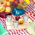 thumbnail image 2 of GOOHOCHY 18Pcs Stainless Steel Drinking Cups Easy to Clean Shatterproof for Graduation, 2 of 8