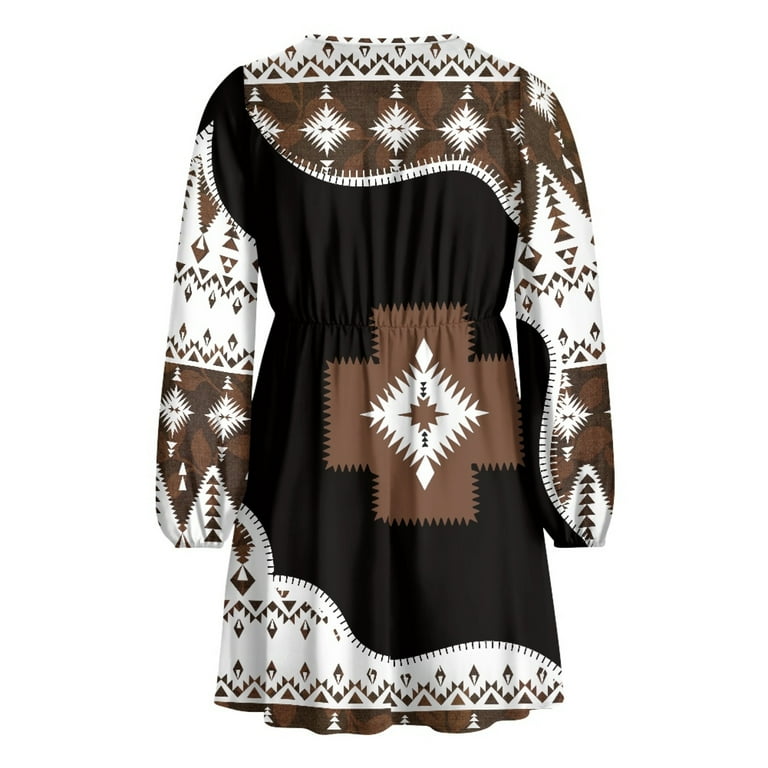 knee length dresses for ladies Sterling Kreek Aztec Outskirts Maxi Dress main image 0