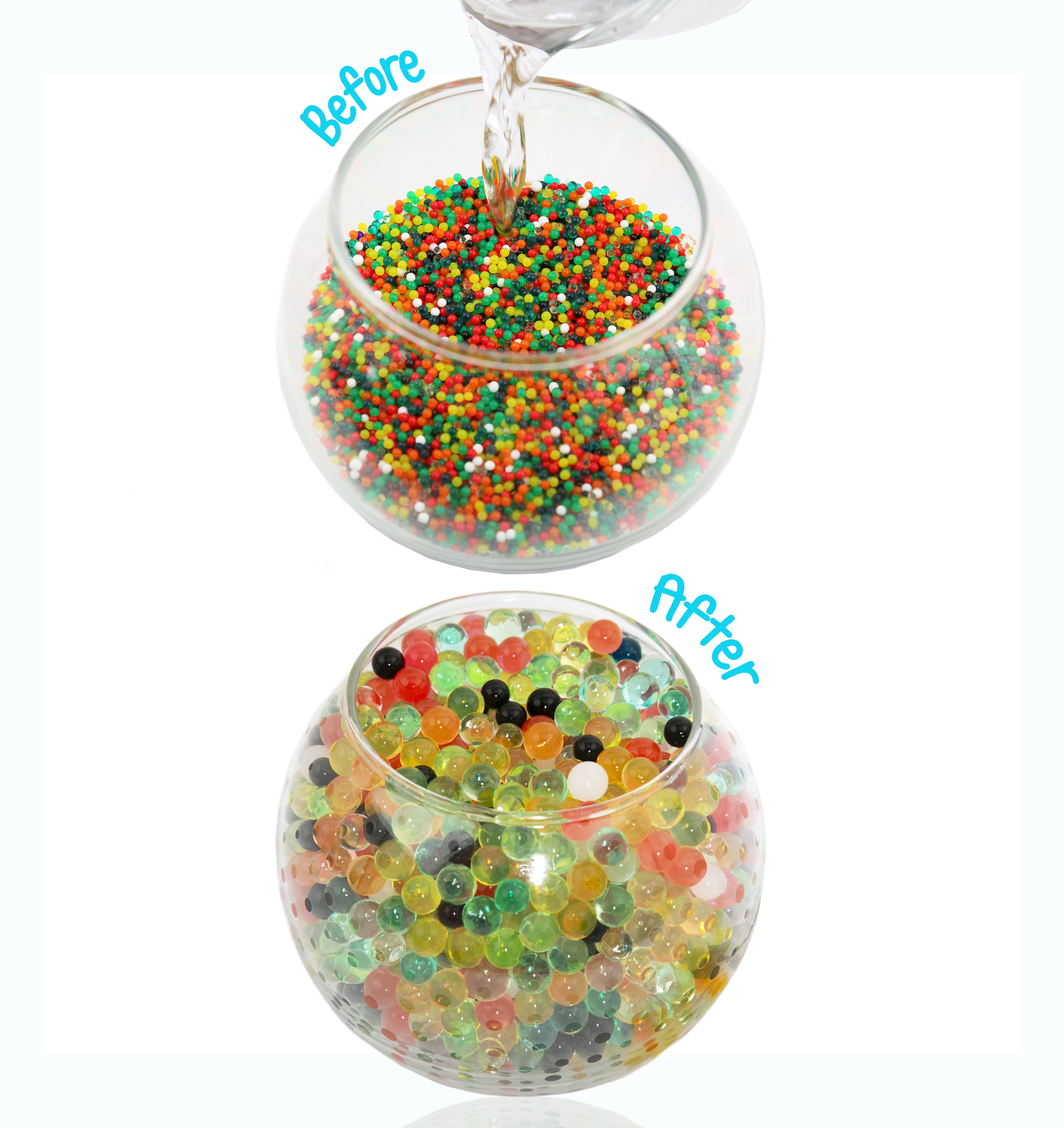 Water Jelly Ball Beads super sampler combo 30 packs and 30 different colors 