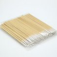 thumbnail image 1 of Disposable Ultra-small Cotton Swab 300pcs Lint Free Micro Brushes Wood Cotton Buds Swabs (multiple Available), 1 of 4
