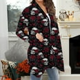 thumbnail image 4 of Guieoi Jackets for Women under $10.00 Women's Long Sleeve Fashion Casual Halloween Printed Blouse Coat Multicolor Black*Friday/Cyber*Monday, 4 of 7