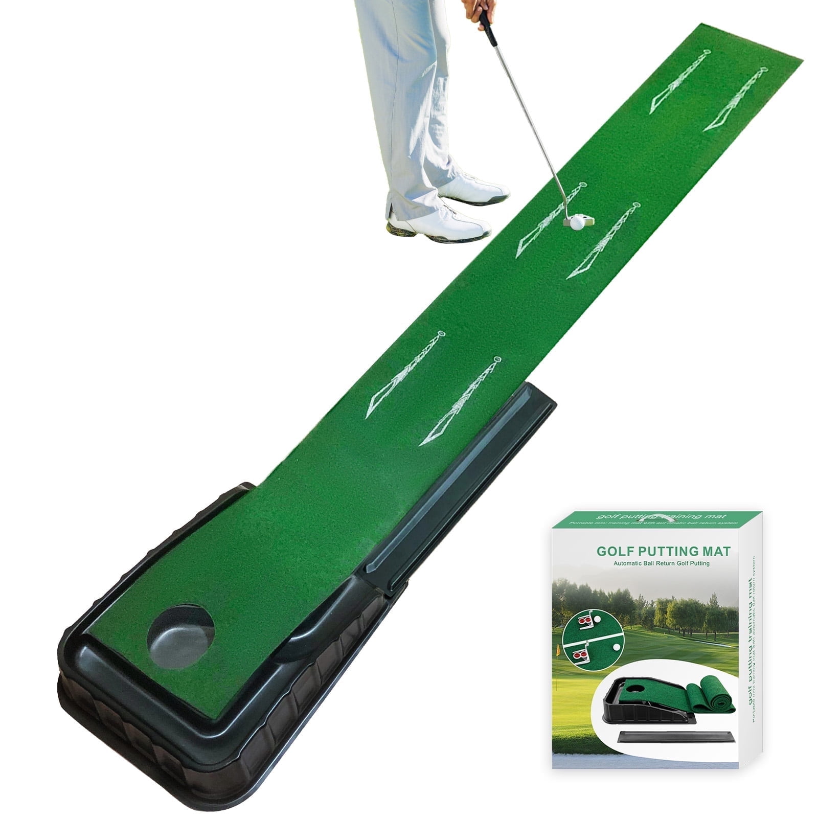 SUPVOX Balancier De Putter Portable – Accessoire D’entraînement En Plastique ABS – Améliore Posture, Précision Et Contrôle De Puissance – Compact Et Réutilisable