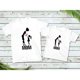 thumbnail image 3 of Gibobby Playera de Manga Corta con Cuello Redondo niños camiseta mamá niñas niños camiseta conjunto día bebé tops blusa mujer(Blanco,CH), 3 of 4