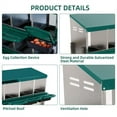 thumbnail image 6 of Chicken Nesting Boxes - 6 Compartments/8-Compartment10-Compartment Metal Hen Laying Boxes With Lockable Lid,Laying Boxes for Hens & for Egg Collection & Protection - Protect Eggs, 6 of 8