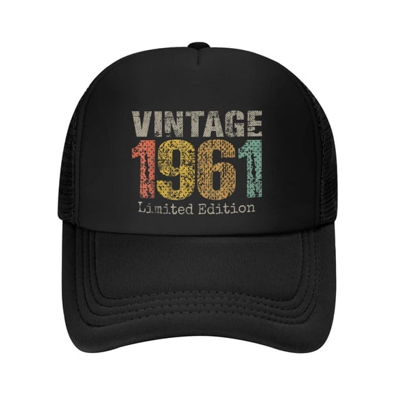 63 Year Old Gifts Vintage 1961 Limited Edition 63rd Birthday Baseball Cap
