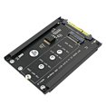 thumbnail image 1 of M.2 NVME Key M SSD to SFF-8639 U.2 Adapter Riser Converter with Frame Bracket Support 2230 2242 2260 2280 M.2 SSD, 1 of 5