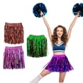 thumbnail image 2 of Sylvtty Adult Skirt Rain Fringe Tassel Party Skirt Bright Color Adjustable Curtain Mini Skirt Festival-ready Performance Skirt, 2 of 7