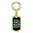 thumbnail image 4 of Possible With God Mark 10:27 Stainless Steel or 18k Gold Premium Swivel Dog Tag Keychain, 4 of 10