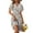 Pink Floral, variant on UVN Summer Dresses for Women Short Sleeve V Neck A-Line Midi Dress Boho Beach Floral Print Sundress