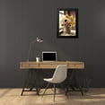 thumbnail image 4 of Hoover, Irvin 17x24 Black Modern Framed Museum Art Print Titled - Wildflowers in Bucket, 4 of 5