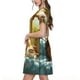 thumbnail image 2 of Disketp Lazy Home Style Guinea Pig para Vestido de Manga Corta para Mujeres, Vestidos de Verano para Mujeres, Casual y Holgado para la Playa, 2 of 6