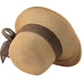 thumbnail image 4 of Sun Hat, Foldable Sun Hat for Women (Brown), 4 of 5