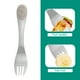 thumbnail image 4 of 1Set Kids CUALLERY SPOON Niños Spoon Cuchara de acero inoxidable Kit de cubiertos de acero inoxidable, 4 of 6