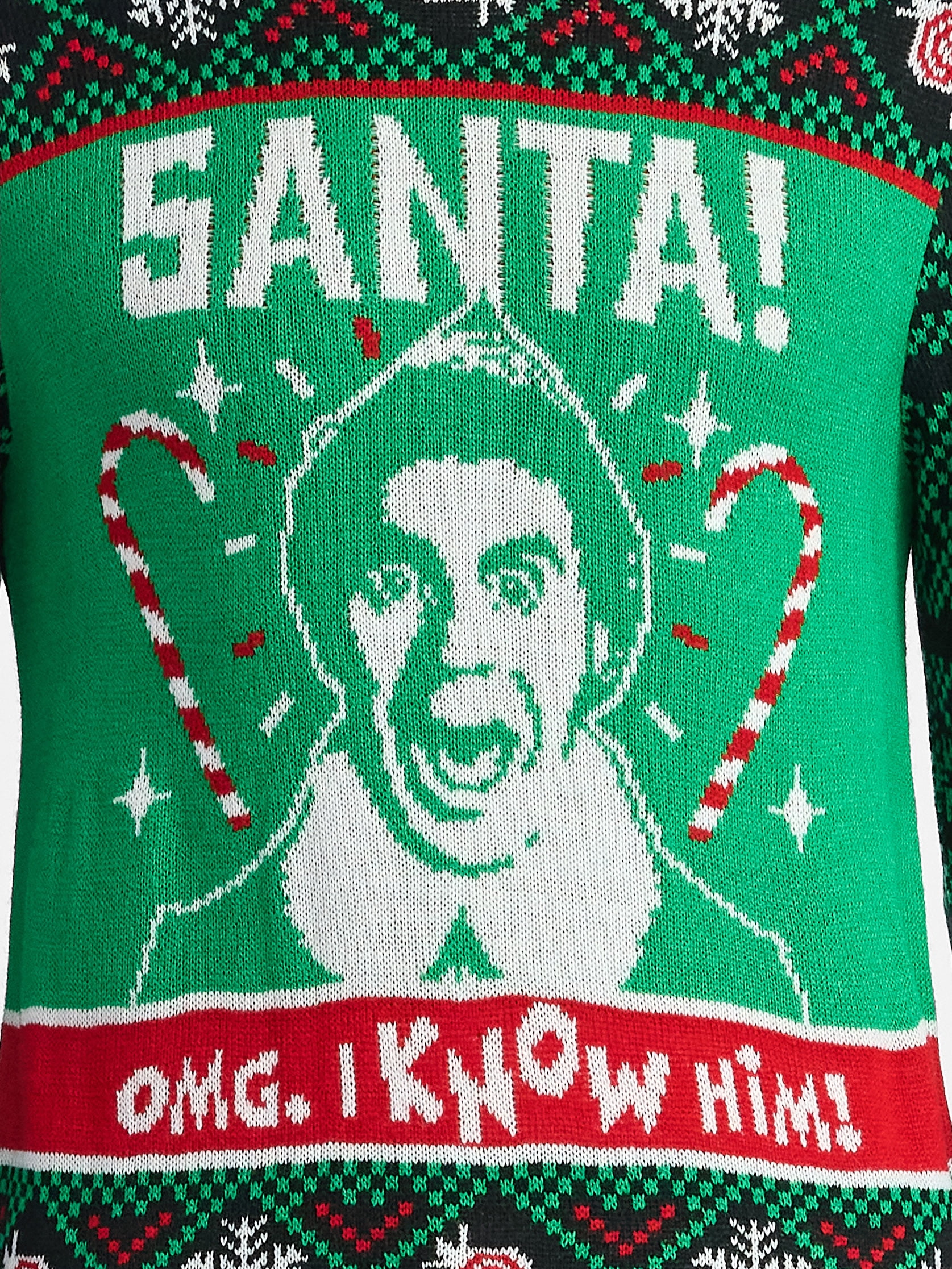 Elf Men's and Big Men's Christmas Sweater, Sizes S-3XL