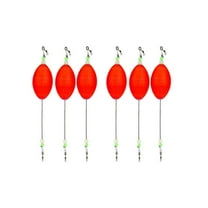 WQNZMADO 6Pack Fishing Bobbers Popping Cork Float for Redfish Speckled Trout Sheepshead Flounder Freshwater and Saltwater