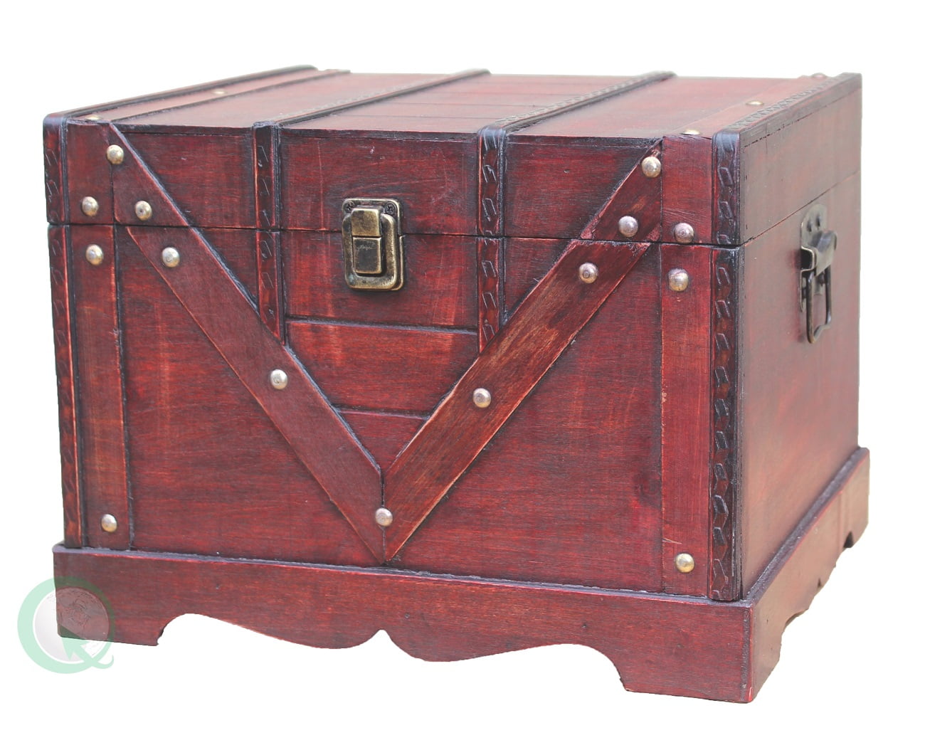 Wooden Treasure Box, Old Style Treasure Chest
