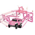 thumbnail image 2 of Race Car Track Toys, Educational  Track Toy Stable With Coconut Tree For Pre School For Kids, 2 of 8