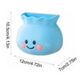 thumbnail image 3 of Cute Smileys Face Storage Box Creatives Paste Wall Mounted Refrigerator Magnetic Suction Money Bag Magnetic Suction Refrigerator Storage Box, 3 of 6