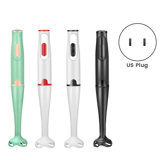 Hand Blender Kitchen Food Vegetable Grinder Food Mixer Purees Smoothies Shakes Sauces Soups Sage US Plug Red