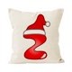 thumbnail image 3 of Puntoco Funda de almohada con letras navideñas, funda de almohada decorativa para sofá festivo, funda de cojín con estampado de lino, 3 of 4