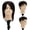 Black-13"B, variant on LAJOLLIA 100% Human Hair Male Mannequin Head, 13" Barber Mannequin Head, Cosmetology Hairdresser Training Doll Manikin Head for Hair Styling and Practice