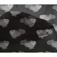 thumbnail image 4 of oneOone Viscose Chiffon Fabric Fish Block Decor Fabric Printed BTY 42 Inch Wide, 4 of 4