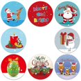thumbnail image 4 of 2026 Christmas Festival Labels Stickers Pieces Round Shape Label Sticker Roll Holiday Bag Envelope Sticker Christmas Craft Decorations Party Supplies, 4 of 5