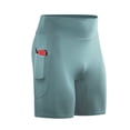 thumbnail image 4 of Breezora Men's Athletic Compression Shorts with Secure Pocket Moisture Wicking Performance Baselayer for Cycling Gym Training and Sports L Size Blackish Green, 4 of 9