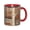 Red, variant on Roma Retro Car Coffee Mug Fun Custom Ceramic Mugs 11oz Sky Blue