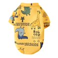 thumbnail image 1 of Chien d'Animal Costume Mignon Animal Imprimé Manteau Coton Doux Pull-Over Veste Sweatshirt, 1 of 6