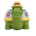 thumbnail image 1 of Miangastore Turtle Planter Flower Pots Resin Green 1Pack 4.3x3.3x3.1in, 1 of 9
