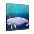 thumbnail image 2 of The Mystical Narwhal - Canvas, 2 of 10