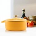 thumbnail image 3 of Chantal Enameled Cast Iron Cookware, 3 quart Dutch Oven, Marigold, 3 of 8
