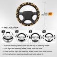 thumbnail image 3 of XMXT Funny Heart Print Steering Wheel Cover, Elastic Non-Slip Universal Fit Car Decor Accessories Protector for Auto SUV Trucks, 3 of 8