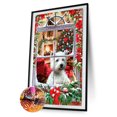 thumbnail image 3 of Cuadros Decorativos 5D bricolaje redondo completo taladro diamante pintura Kit Navidad ventana dibujo ornamento JShteea Nuevos Originales, 3 of 9