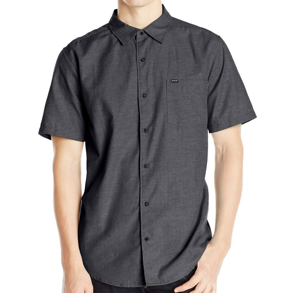 hurley button down shirt