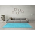 thumbnail image 3 of Ahgly Company Indoor Rectangle Oriental Light Blue Industrial Area Rugs, 5' x 8', 3 of 4