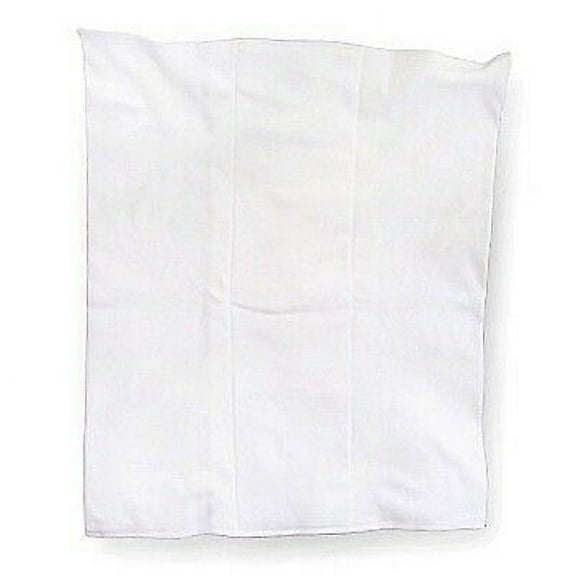 Baby Jay 100% Ringspun Interlock Extra Soft Cotton White Burp Cloth - 333514