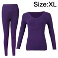 thumbnail image 2 of Ropa interior térmica para mujer Traje de pantalón ultra suave capa base esquí, 2 of 5