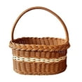 thumbnail image 2 of Cesta de Picnic Sharpla Cesta de Almacenamiento Tejida a Mano Estilo A, 2 of 8