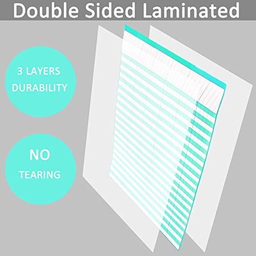 School Attendance Homework Progress Tracking Chart 6 Pack MultiColor