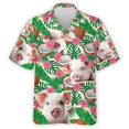 thumbnail image 3 of Camisa holgada de manga corta con estampado 3D de Animel divertido para hombre, estilo hawaiano, para vacaciones en la playa, estilo vintage, informal, de verano, 3 of 4