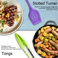 thumbnail image 4 of DKJ Silicone Kitchen Utensil Set 10 Pcs Heat Resistant Non-Stick Spoon Spatula Ladle Cooking Tools Dinnerware, 4 of 7